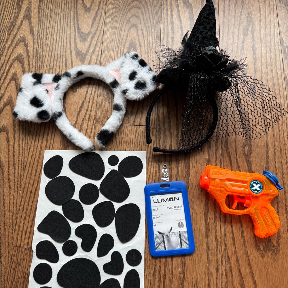 Costume  Dalmatian and Witch Costume Set for Kids